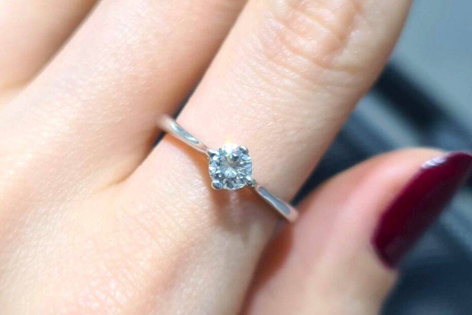 2. El 0,35 Karat Pırlanta Tektaş Yüzük X005904