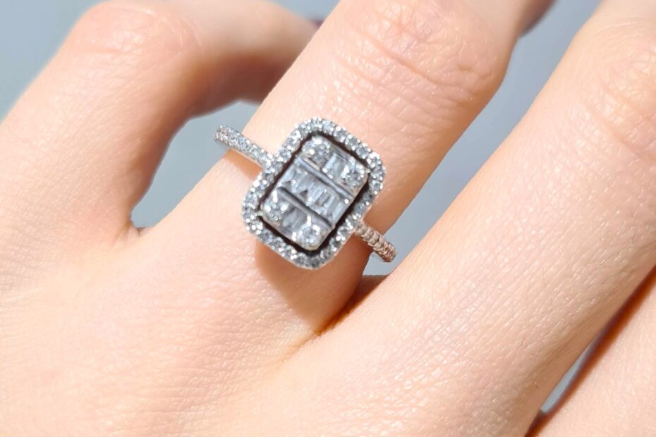 2. El 0,40 Karat Pırlanta Baget Yüzük X005897