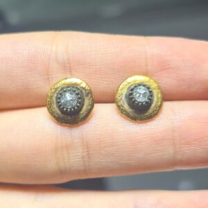 2. El 0,12 Karat Elmas Tektaş Küpe X006225