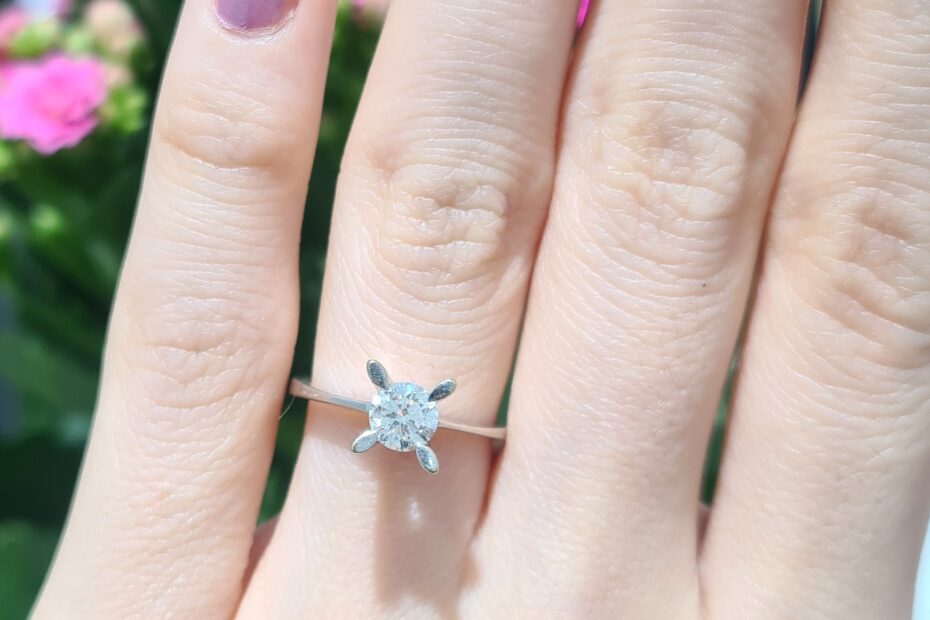 2. El 0,50 Karat Pırlanta Tektaş Yüzük X006131