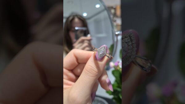 2. El 0,31 Karat Markiz Pırlanta Tasarım Yüzük ürün videosu