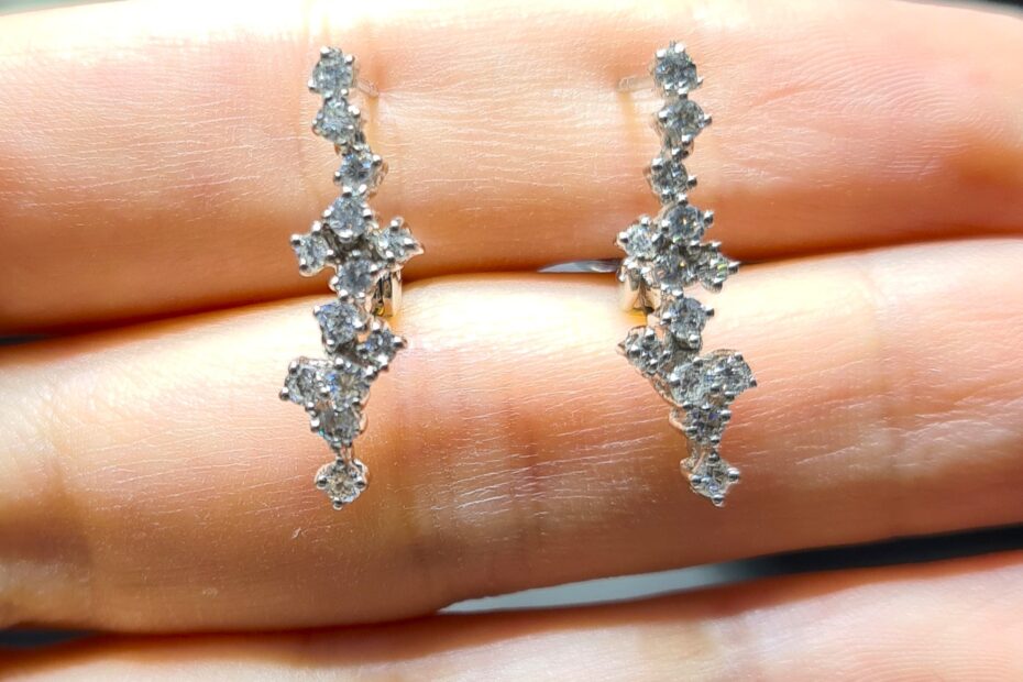 2. El 0,50 Karat Pırlanta Küpe X006320