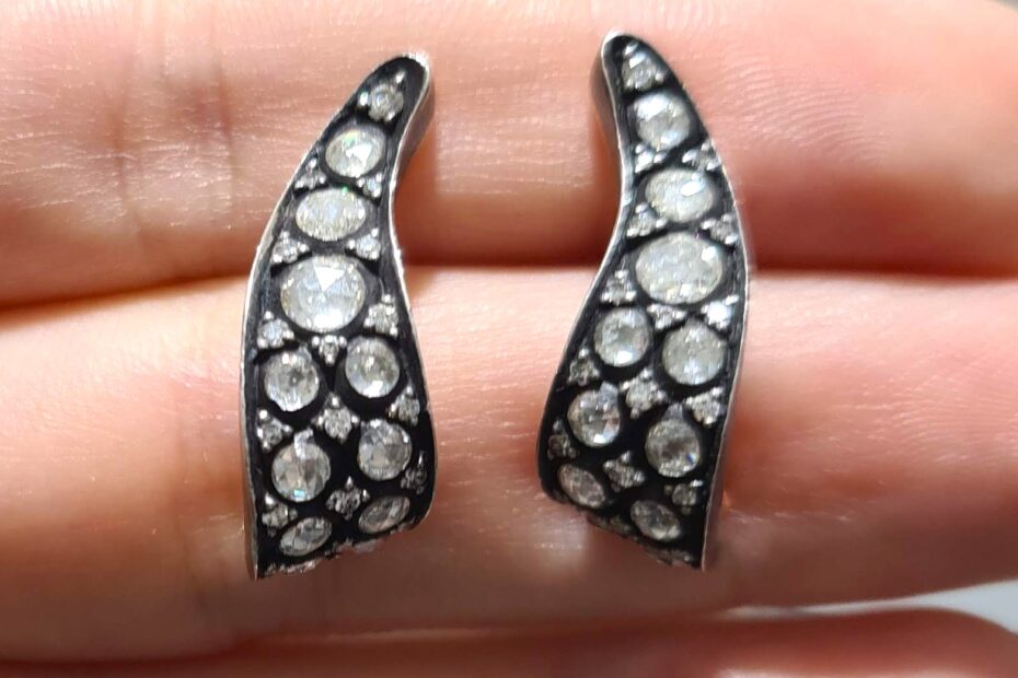 2. El 0,80 Karat Elmas Küpe X006291