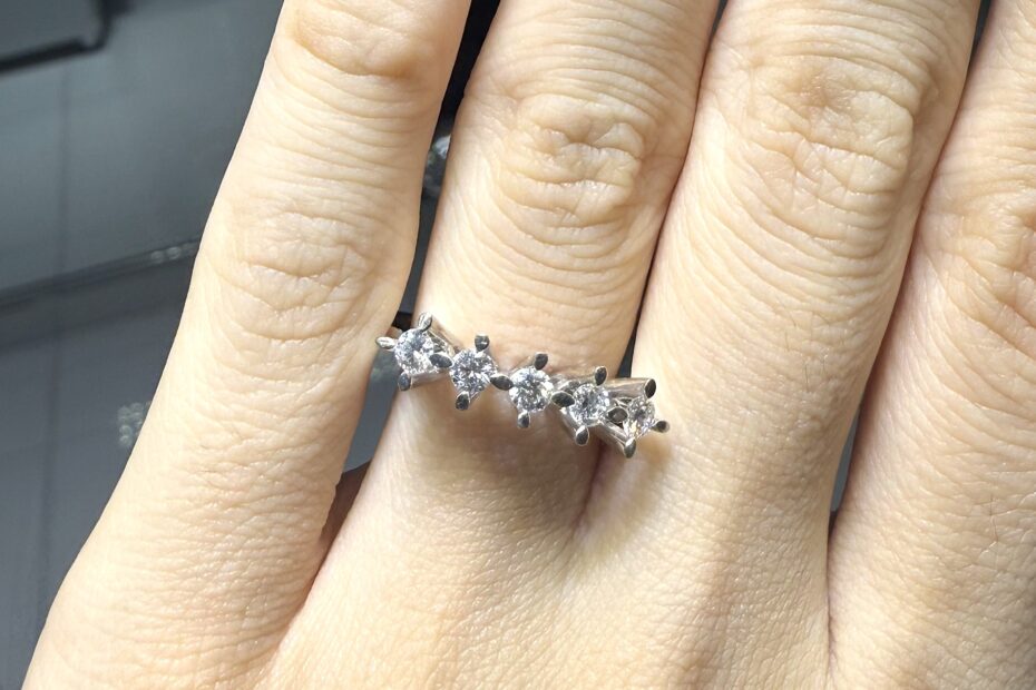 2.El Pırlanta 0,35 Karat Beştaş Yüzük X006401