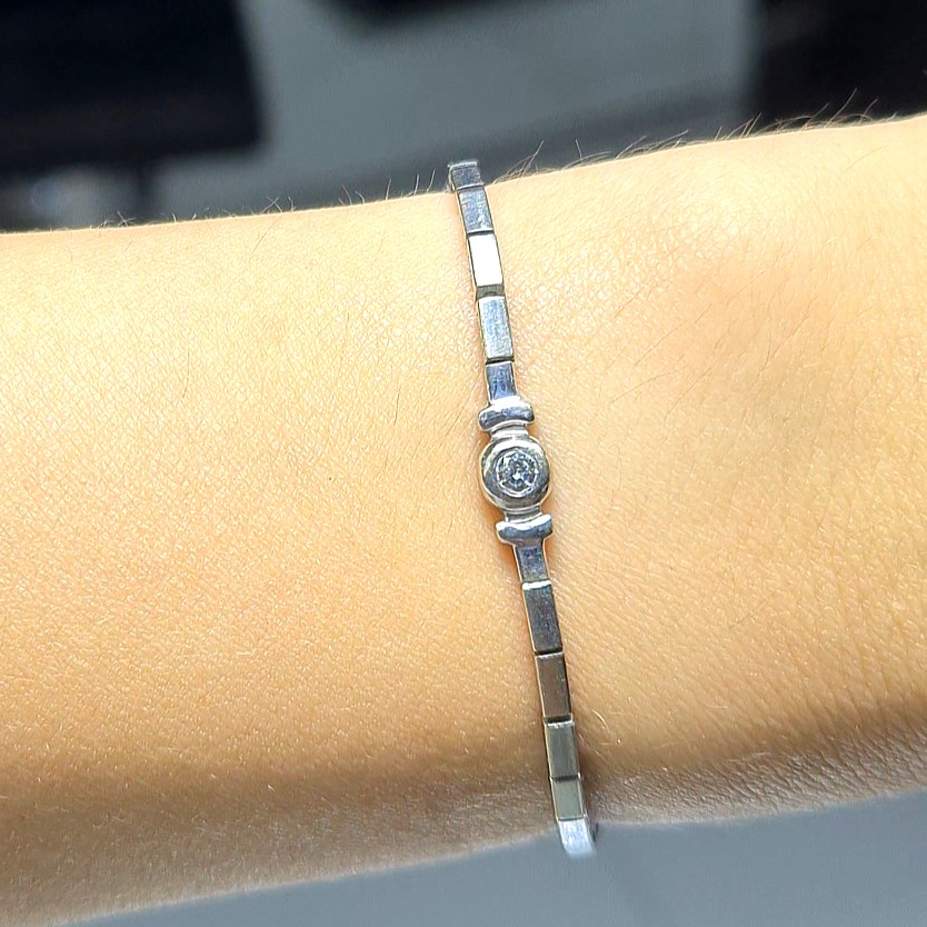 2.El Pırlanta 0,10 Karat Fantezi Bileklik