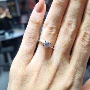 2.El Pırlanta 0,40 Karat HRD Sertifikalı Tektaş Yüzük X006721