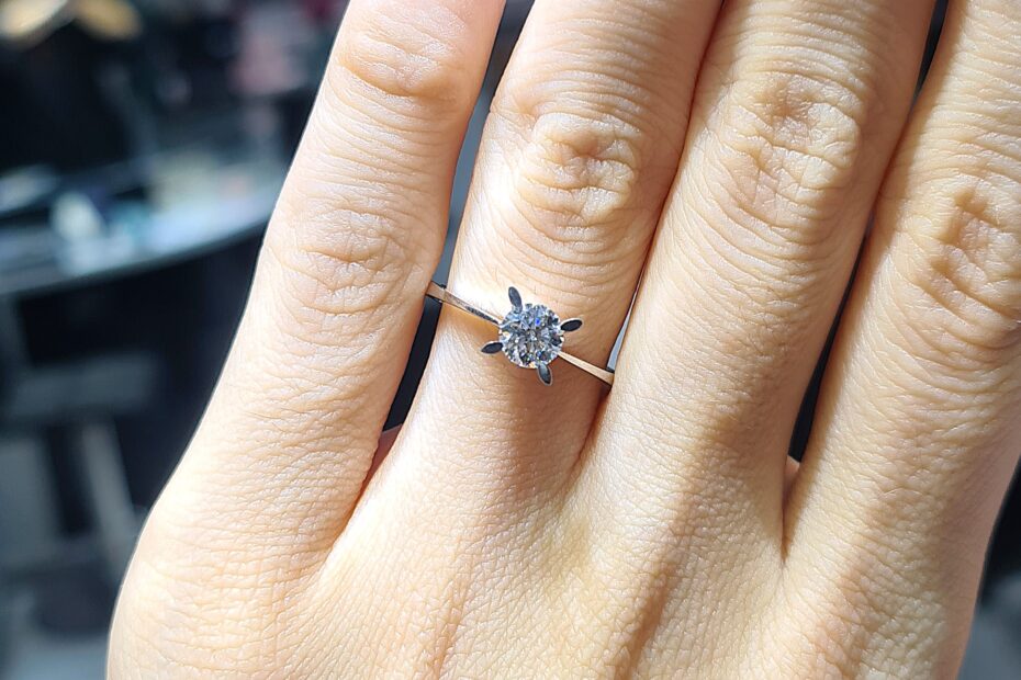 2.El Pırlanta 0,40 Karat HRD Sertifikalı Tektaş Yüzük X006721