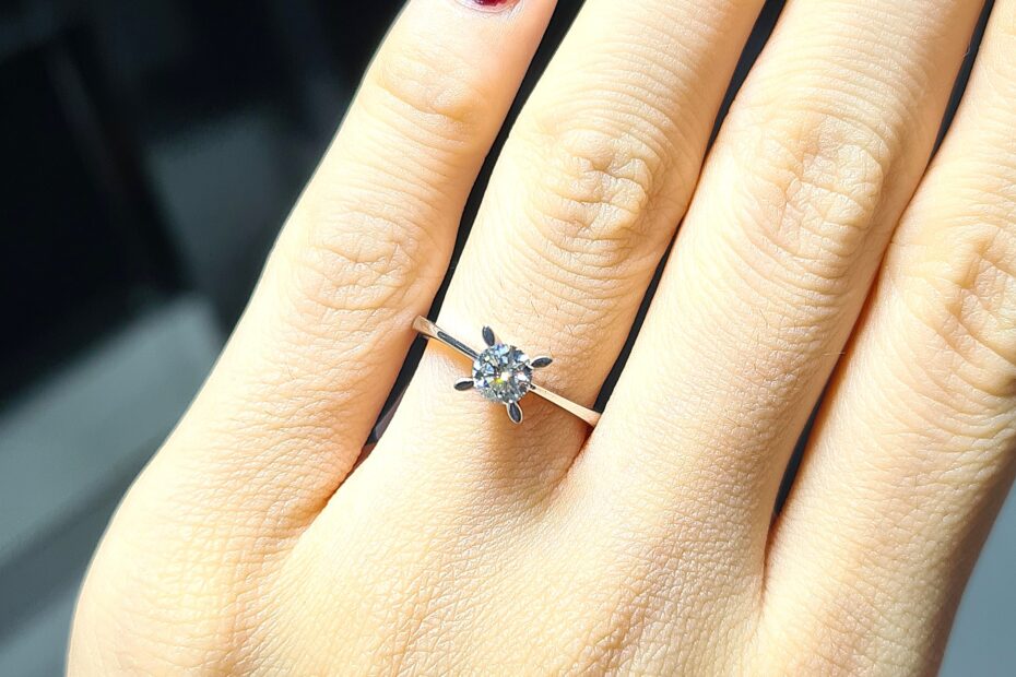 2.El Pırlanta 0,45 Karat GIA Sertifikalı Tektaş Yüzük X006615