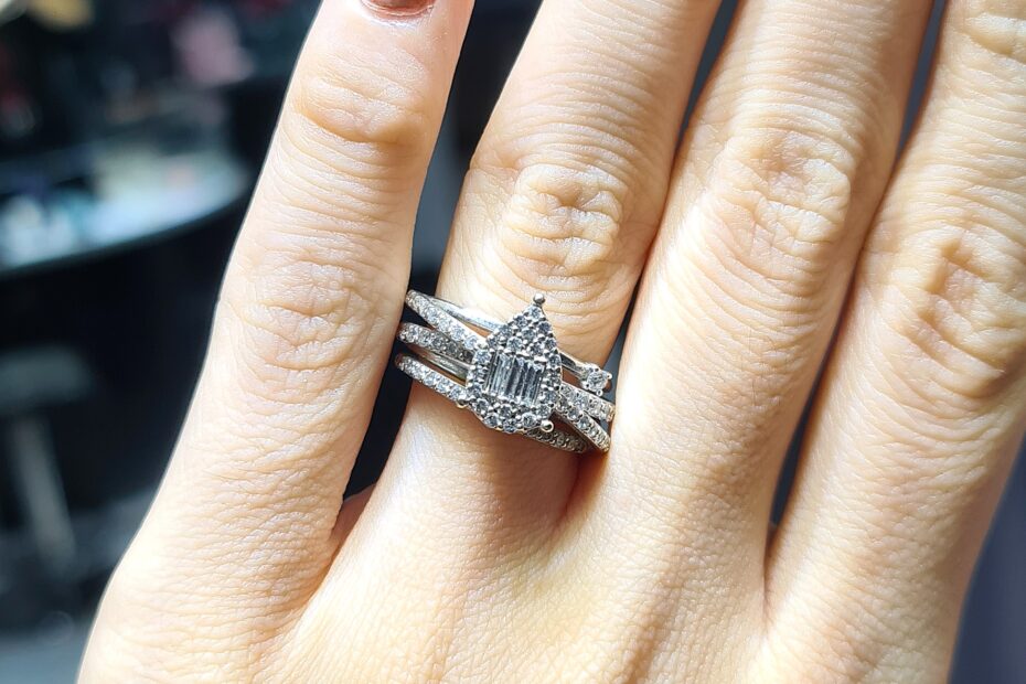 2.El Pırlanta 0,50 Karat Baget Yüzük X006736