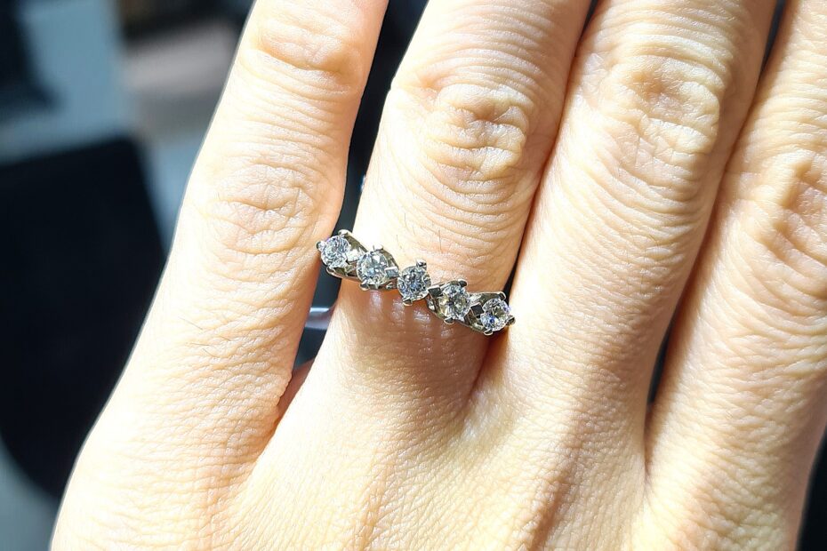 2.El Pırlanta 0,54 Karat Beştaş Yüzük X006671