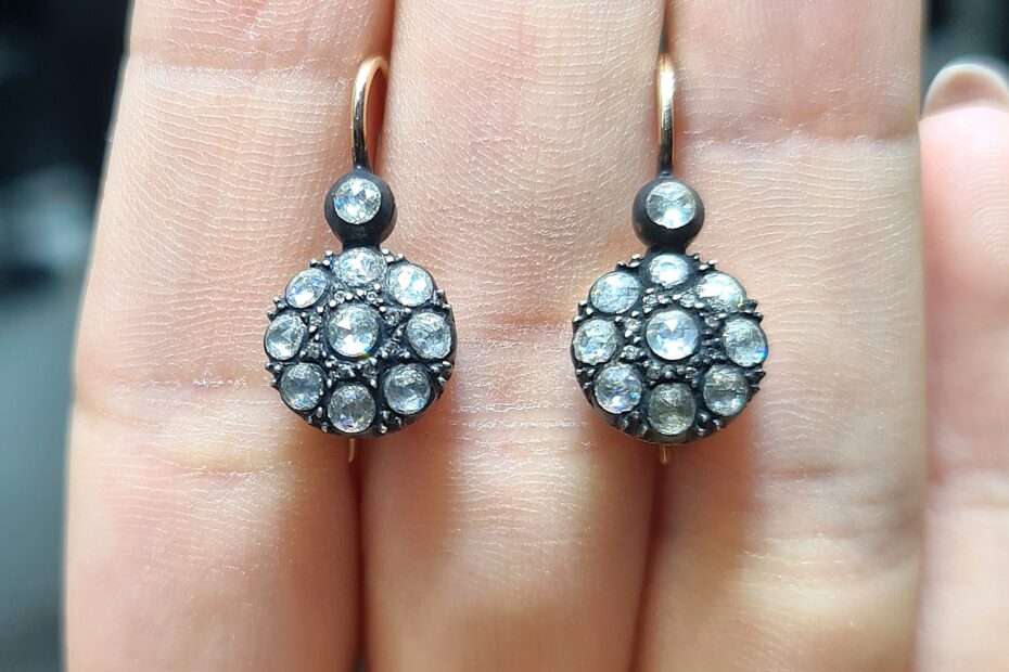 2.El Pırlanta 0,93 Karat Elmas Küpe KK00124