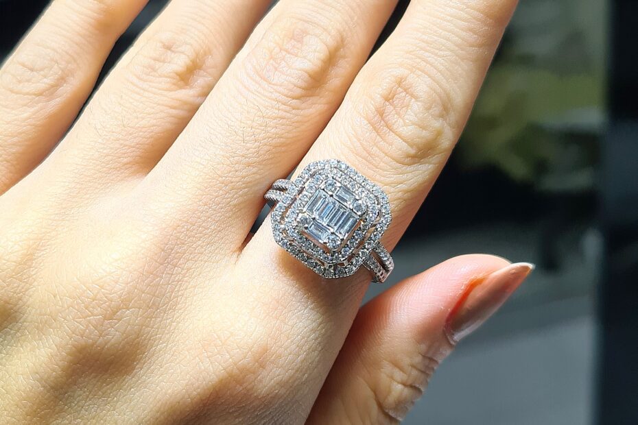 2.El Pırlanta 1,10 Karat Baget Yüzük X006691