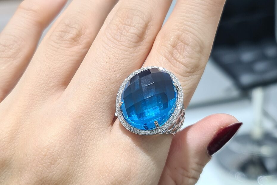 2.El Pırlanta 29,44 Karat Pırlanta ve Blue Topaz X006561