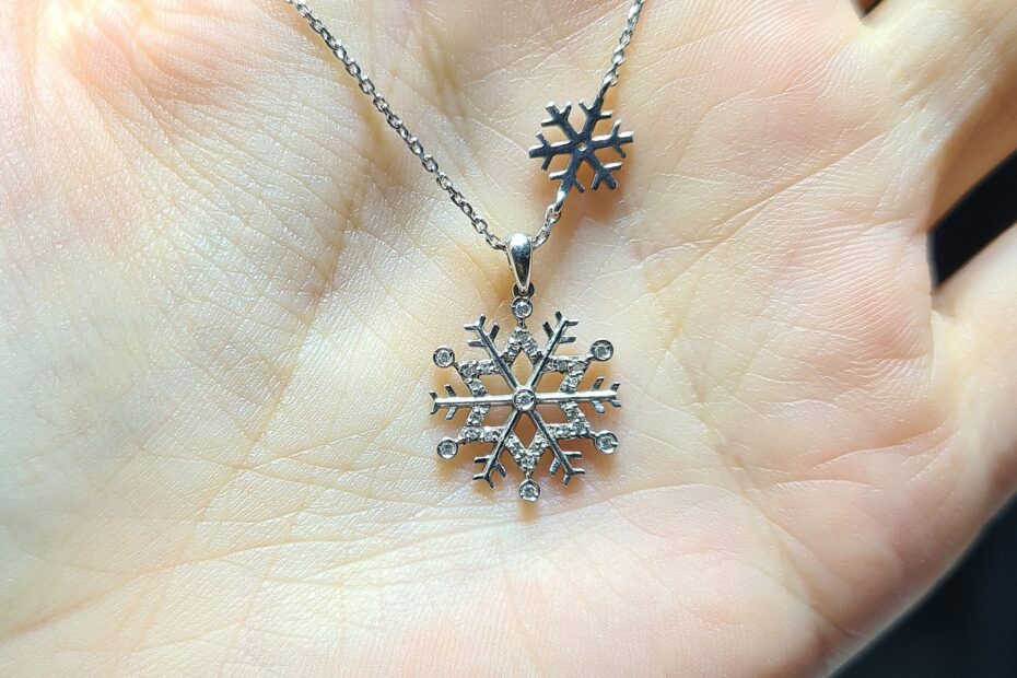 2.El Pırlanta 0,11 Karat Zen Damgalı Kar Tanesi Kolye X006848