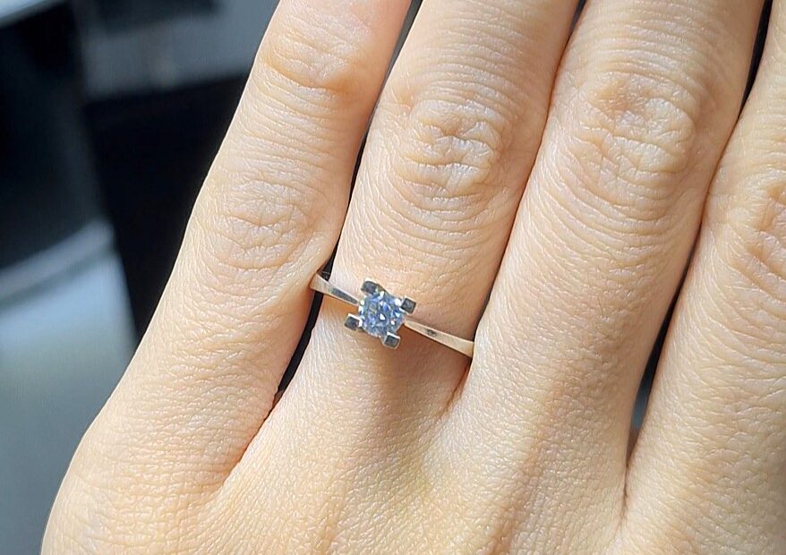 2.El Pırlanta 0,23 Karat Tektaş Yüzük X006770