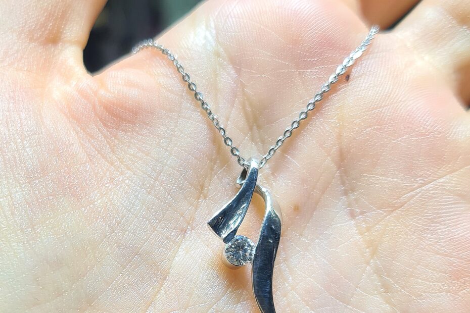 2.El Pırlanta 0,25 Karat Tektaş Kolye X006820