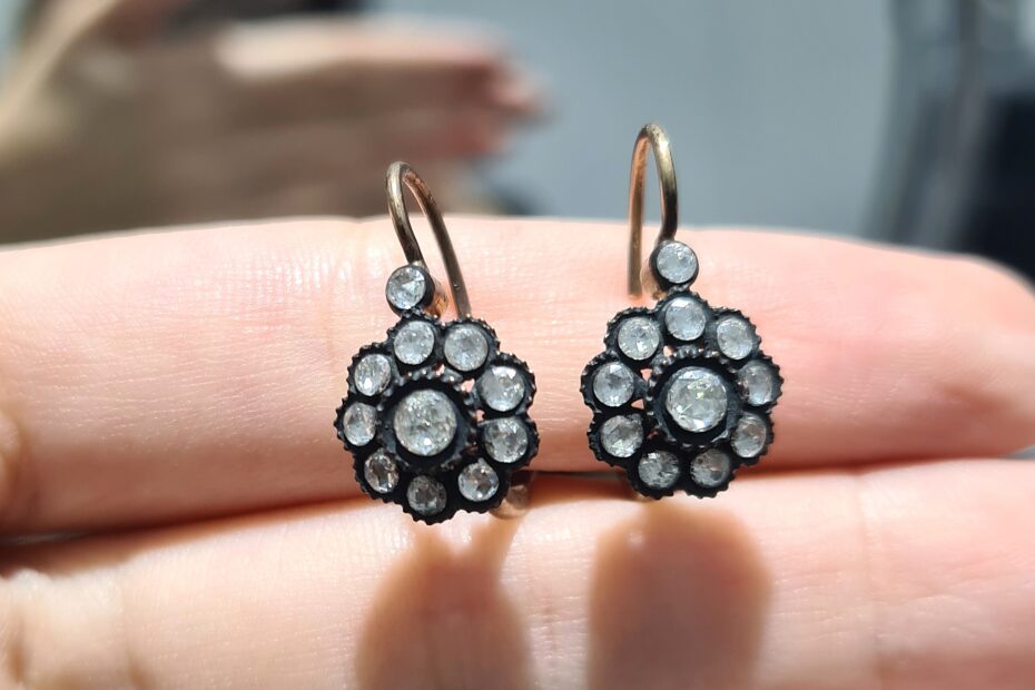 2.El Pırlanta 0,26 Karat Elmas Küpe KK00121