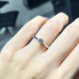 2.El Pırlanta 0,29 Karat Zen Damgalı Tektaş Yüzük X006884