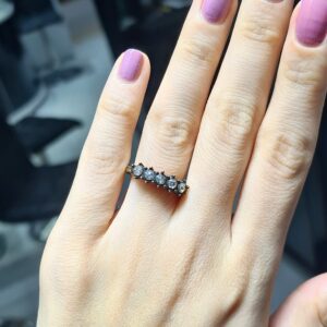 2.El Pırlanta 0,30 Karat Zen Sertifikalı Elmas Beştaş Yüzük X006896