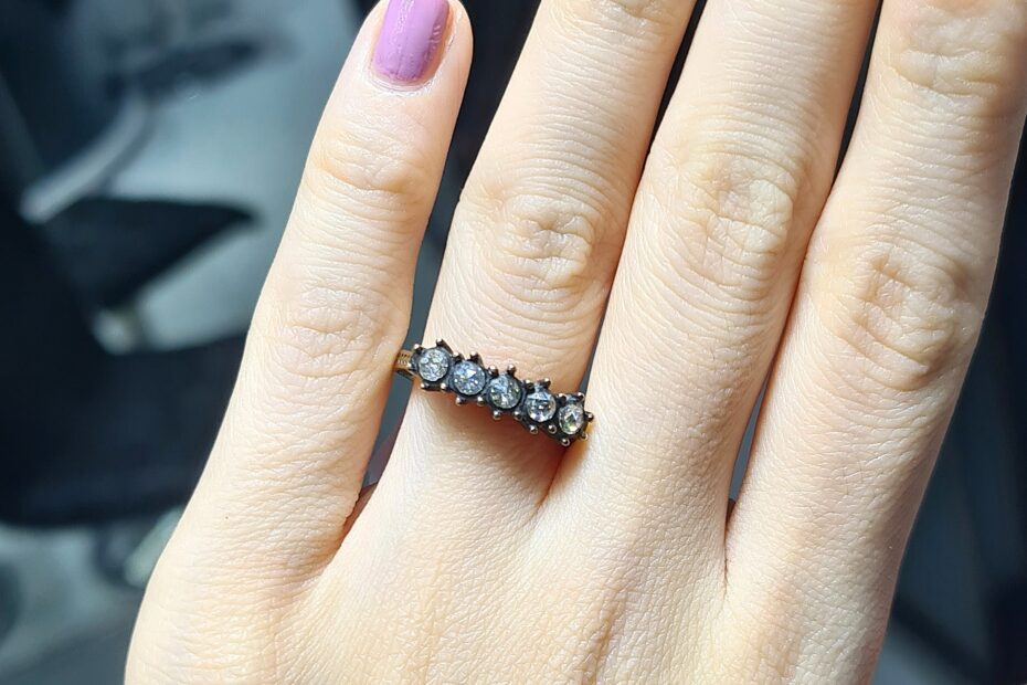 2.El Pırlanta 0,30 Karat Zen Sertifikalı Elmas Beştaş Yüzük X006896