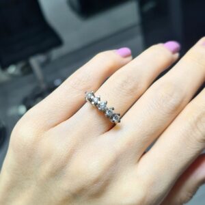 2.El Pırlanta 0,45 Karat Beştaş Yüzük X006793