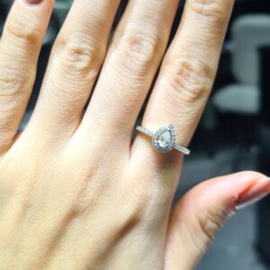 2.El Pırlanta 0,47 Karat Zen Damgalı Yüzük X006826