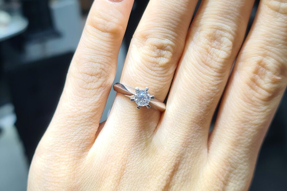 2.El Pırlanta 0,48 Karat HRD Sertifikalı Tektaş Yüzük X006750