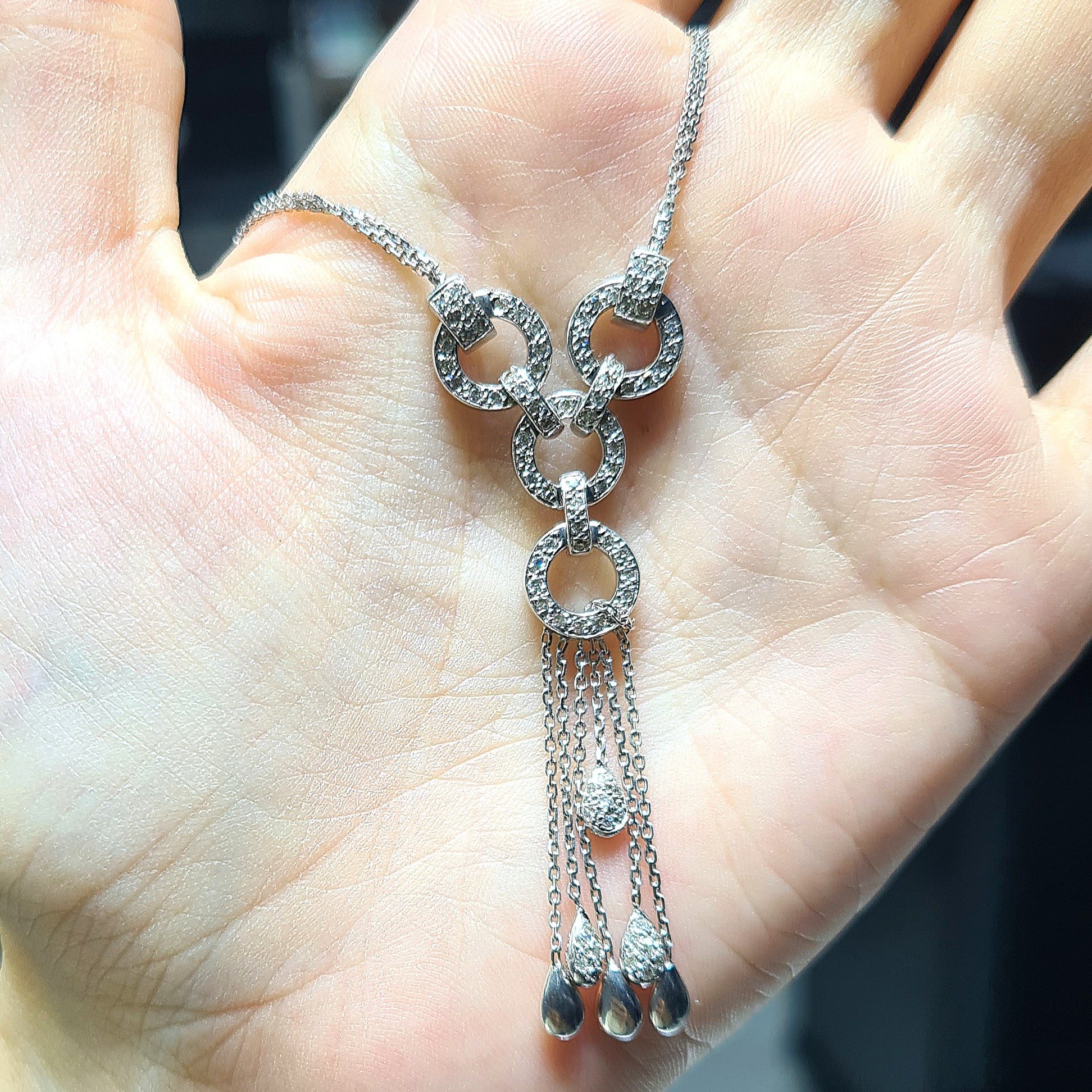 2.El Pırlanta 0,50 Karat Zen Damgalı Kolye X006849