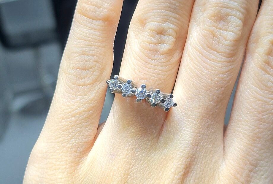 2.El Pırlanta 0,51 Karat Beştaş Yüzük X006860