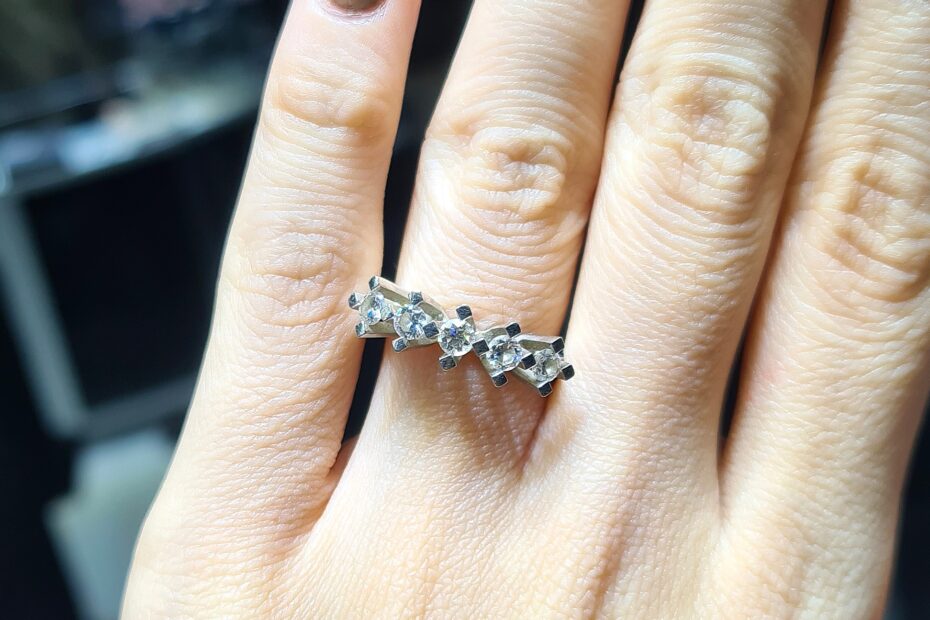 2.El Pırlanta 0,54 Karat Beştaş Yüzük X006777