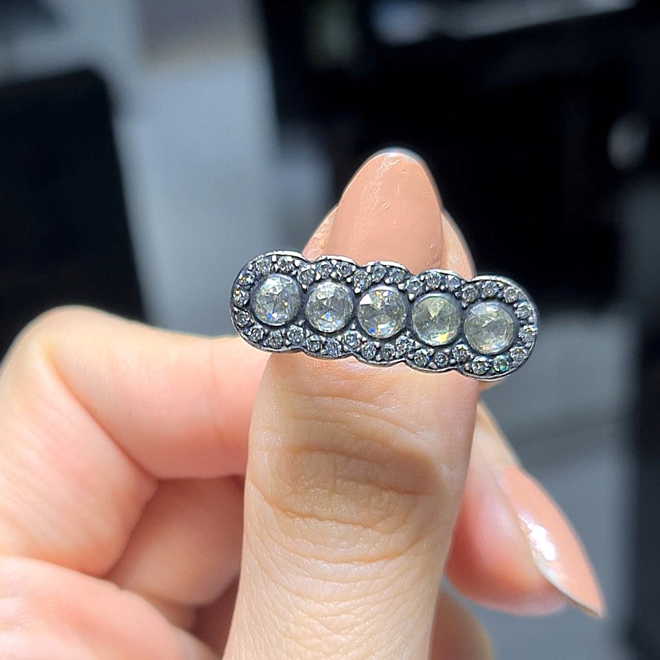 2.El Pırlanta 1,05 Karat Elmas Beştaş Yüzük X006753