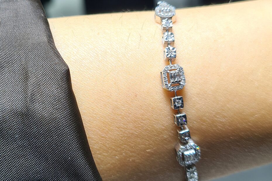 2.El Pırlanta 1,15 Karat Baget Bileklik X006846