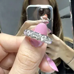 2.El Pırlanta 1,30 Karat Yarımtur Yüzük X006754