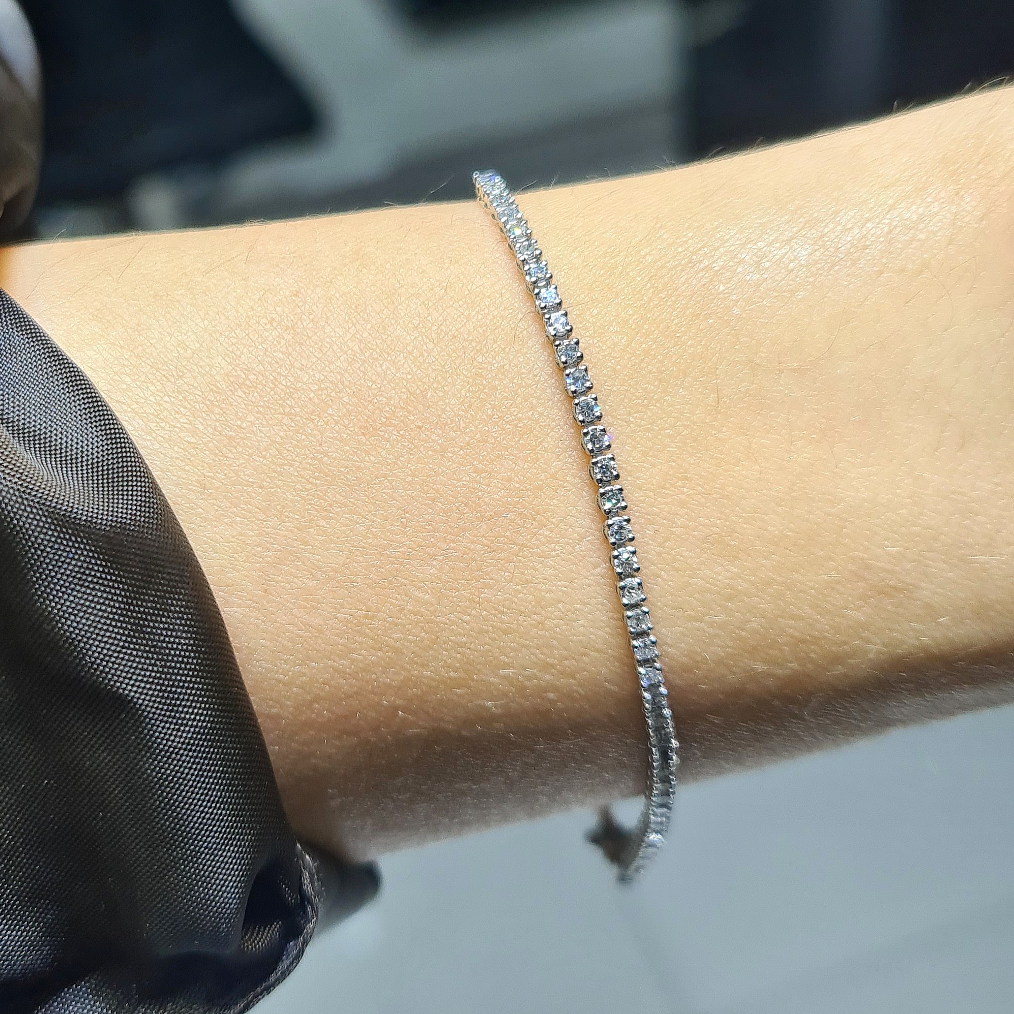 2.El Pırlanta 1,50 Karat Suyolu Bileklik X006842