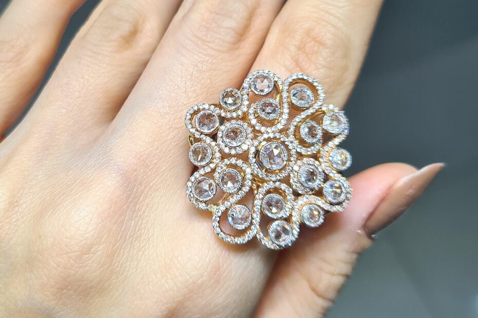 2.El Pırlanta 2,43 Karat Elmas Kesim Fantezi Yüzük X006836