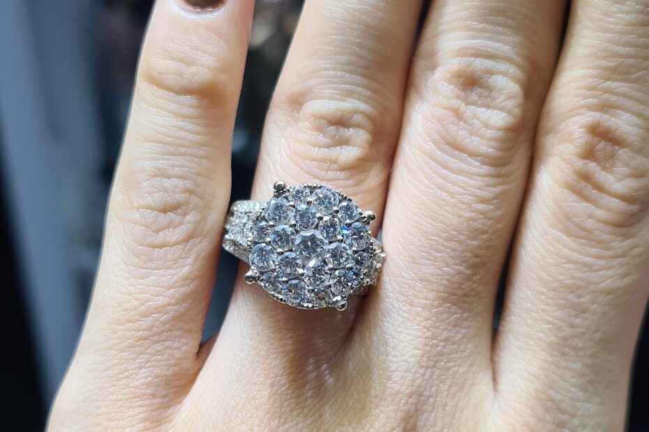 2.El Pırlanta 3,20 Karat Zen Damgalı Fantezi Yüzük X006834