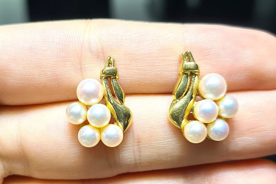 2.El Pırlanta İnci Küpe ALM1140