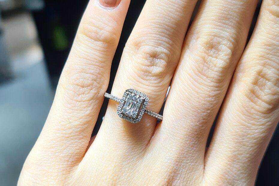 2.El Pırlanta 0,39 Karat Baget Yüzük X007031