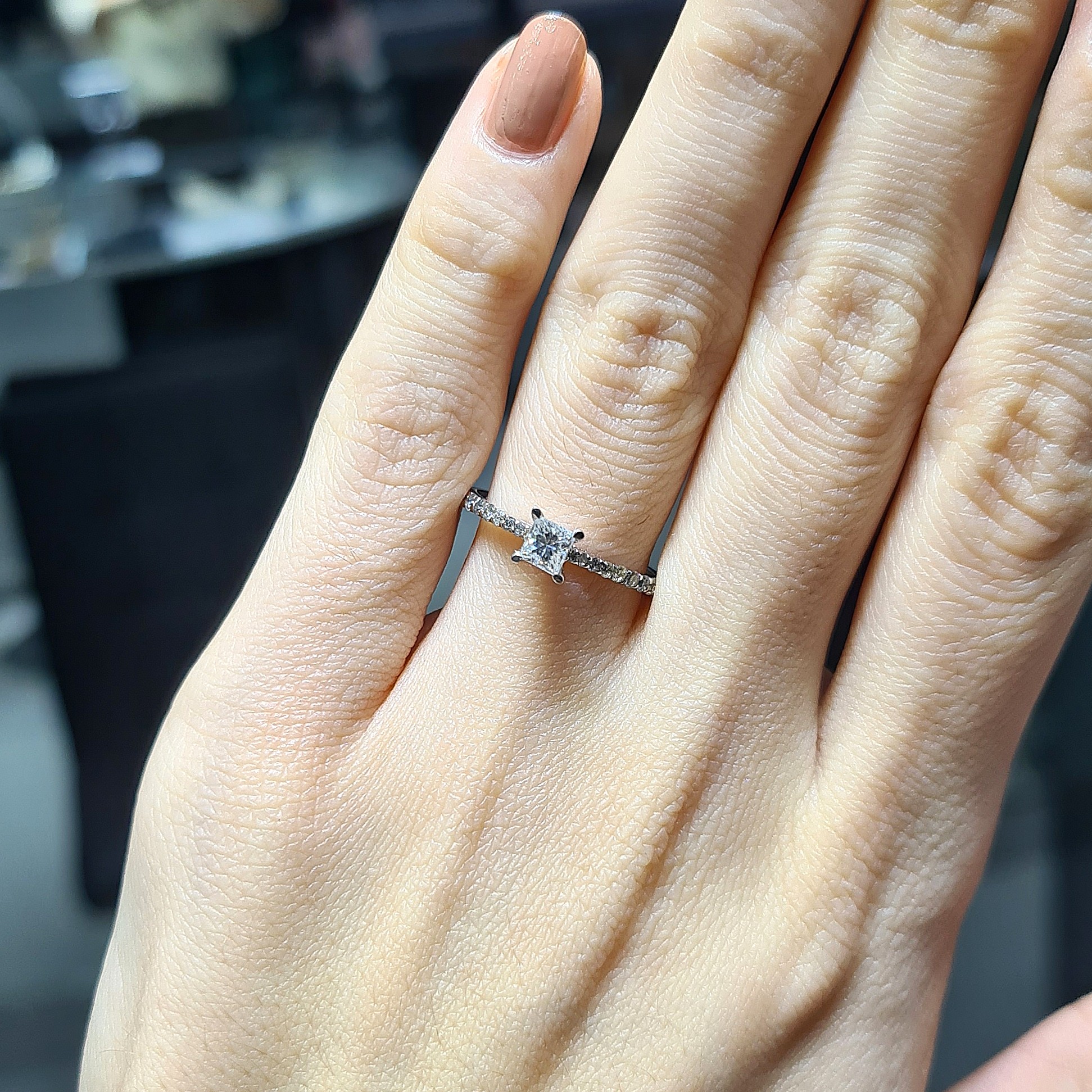 2.El Pırlanta 0,40 Karat Tektaş Yüzük X007021