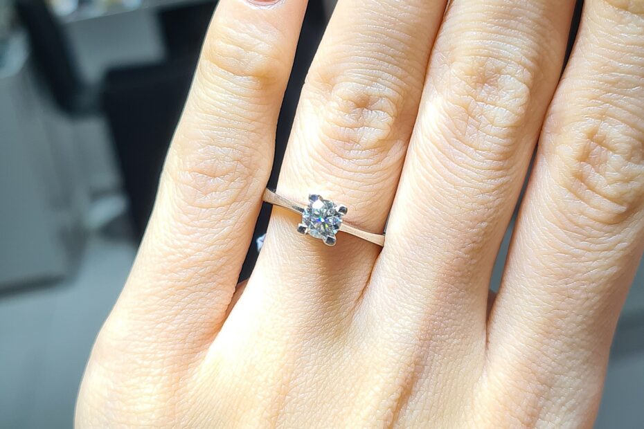 2.El Pırlanta 0,40 Karat Tektaş Yüzük X007022