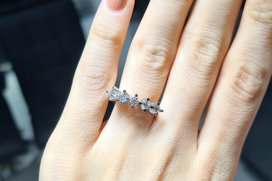 2.El Pırlanta 0,50 Karat Beştaş Yüzük X006907