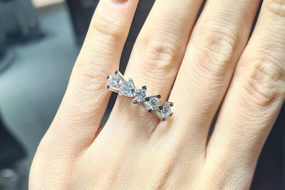 2.El Pırlanta 0,90 Karat Beştaş Yüzük X007023