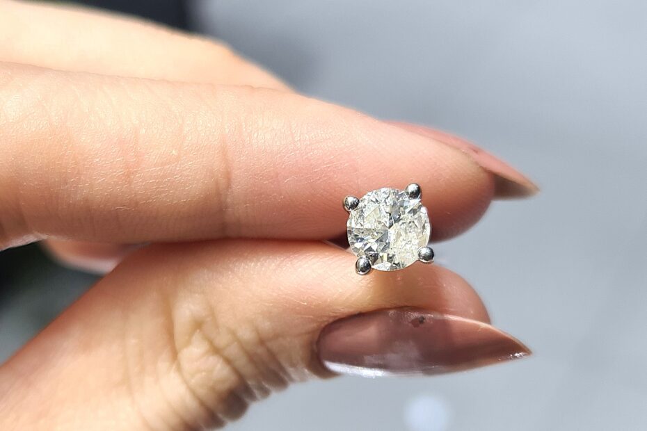 2.El Pırlanta 1,02 Karat Tektaş Küpe X006978