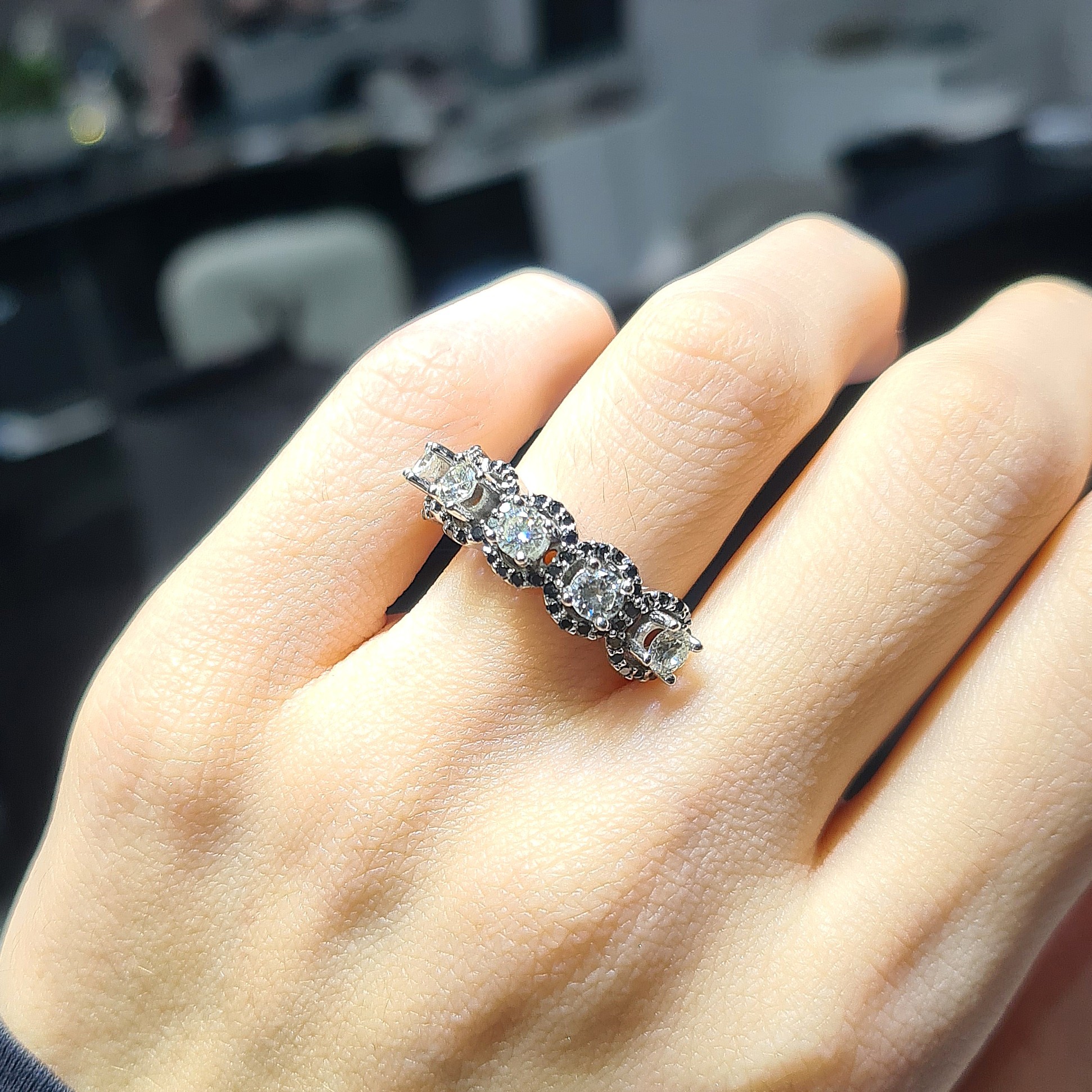 2.El Pırlanta 1,20 Karat Beştaş Yüzük X007026