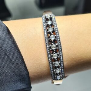 2.El Pırlanta 1,55 Karat Elmas Kelepçe Bileklik KK00148