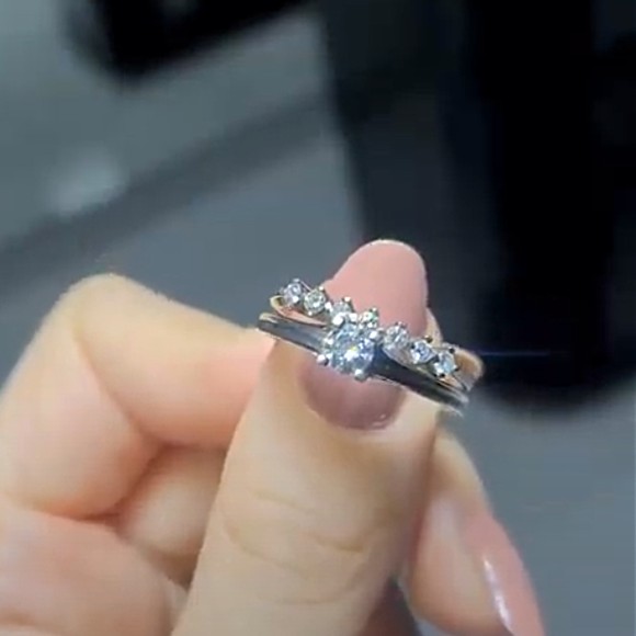 2.El Pırlanta Beştaş-Tektaş Yüzük X006682-X006257