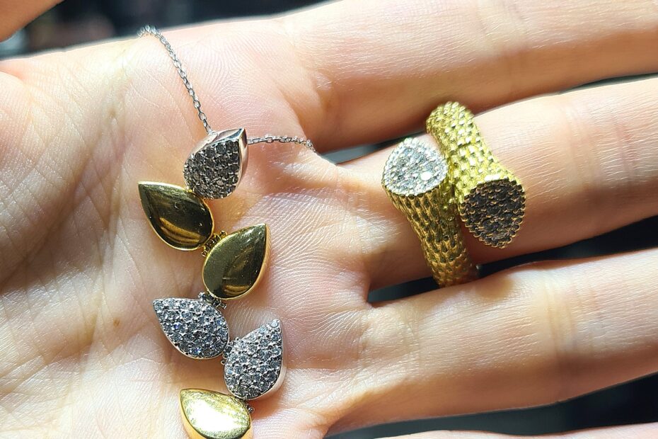 2.El Pırlanta Kolye-Yüzük Set X006942-X006944