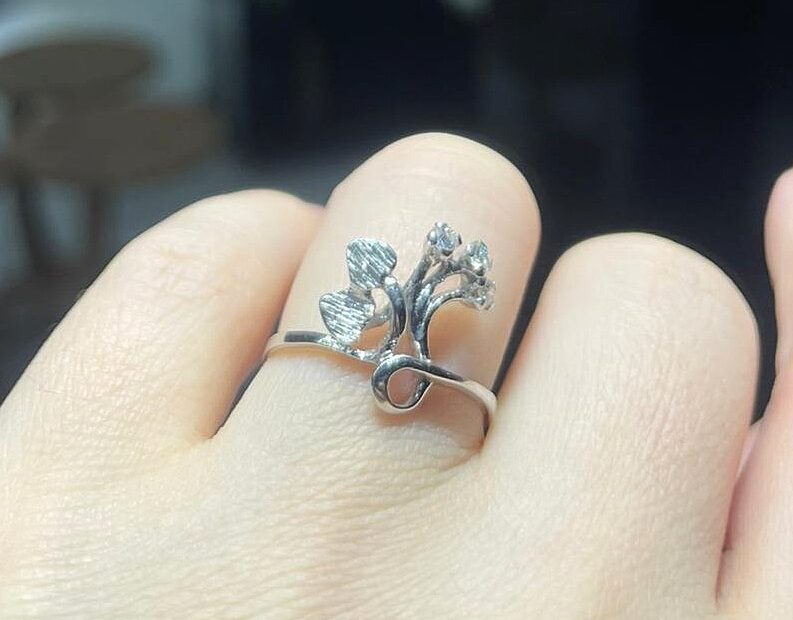 2.El Pırlanta 0,06 Karat Yüzük X007195