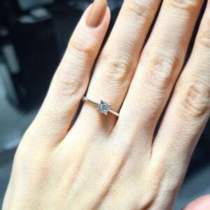 2.El Pırlanta 0,10 Karat Coronet Yüzük X006987