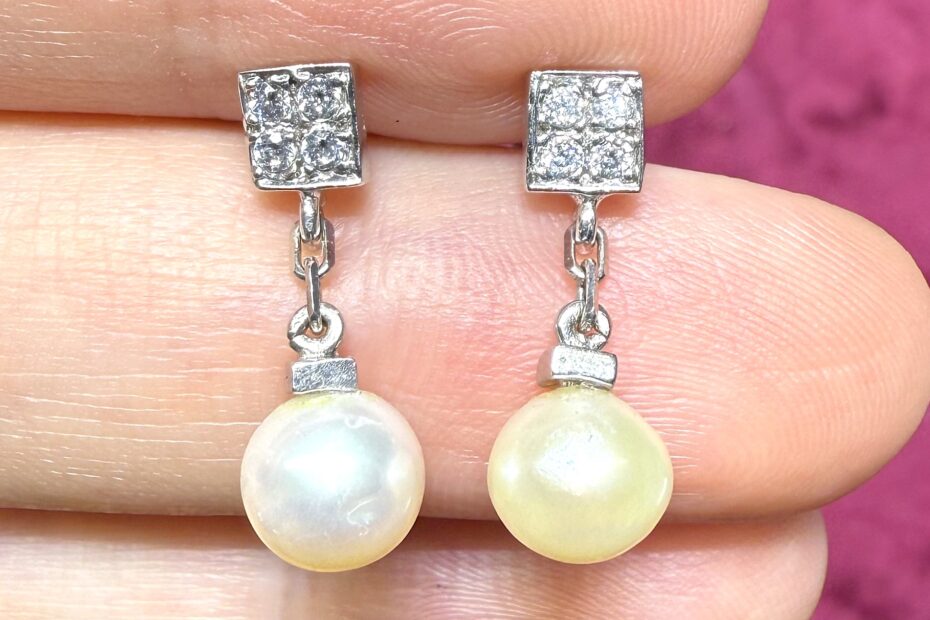 2.El Pırlanta 0,10 Karat Küpe X007156